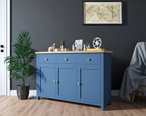 стильный Комод "Jules Verne" 3 ящика 3 дверки арт JV38ETGB на заказ