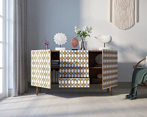 заказать стильные Комод "Berber" с ящиками 22 принт арт BB14/Print_22