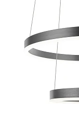 купить Люстра Orblaze 2 rings 600 black