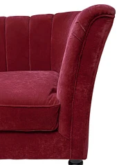 купить стильные Прямой двухместный диван Dalena Vine красный в интернет-магазине