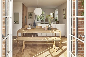 СКАМЬЯ HUBSCH ИЗ ДУБА в интернет-магазине