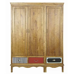 Шкаф трехстворчатый "Gouache Birch" арт М10527/3ETG в интерьере