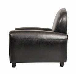 стильное Кожаное кресло черное Flog