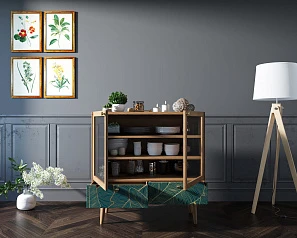 красивый Буфет низкий "Berber" принт 41 арт BB47/Print_41 в интернет-магазине