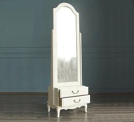 Зеркало напольное "Leontina" 2 ящика арт ST9322ETG в интерьере