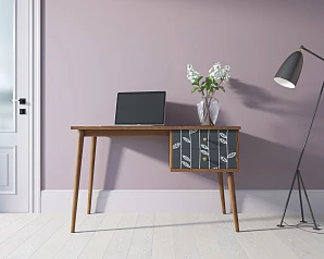 Стол рабочий "Berber" принт 18 с одной тумбой арт BB20/Print_18 на заказ в интернет-магазине