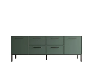 купить Комод две дверки и четыре ящика "Nicole" арт NEM19G в интернет-магазине