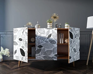 заказать Комод "Berber" три дверки 09 принт арт BB01/Print_09