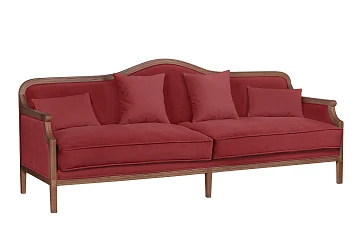 стильный Диван с высокой спинкой для гостиниц Madesta Red