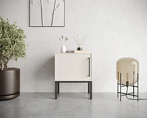 Тумбочка с дверкой "Nicole" NLN08 Белый на заказ