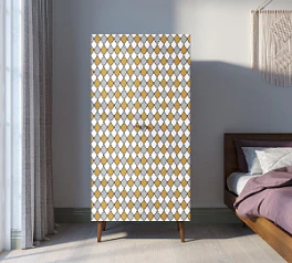 Шкаф малый двухстворчатый "Berber" принт 22 арт BB08/Print_22 в интерьере