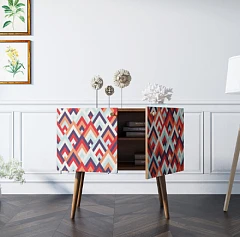 фото Комод на высоких ножках "Berber" малый принт 2 арт BB13/Print_02