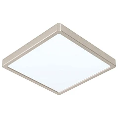 заказать 99242 Светодиодный накладной светильник FUEVA 5, 20W (LED), 285х285, H28, 2300lm, 3000K, сталь, никель