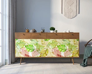 Комод "Berber" четыре дверки и четыре ящика 29 принт арт BB25/Print_29