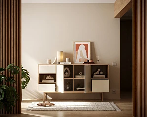 купить Комод с двумя дверками и тремя ящиками "Alice" арт ALC03 в интернет-магазине