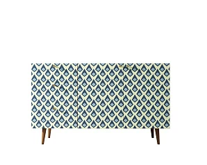 Комод "Berber" с двумя дверками и ящиками принт 13 арт BB17/Print_13