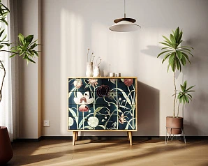 красивый Комод "Berber" пять ящиков арт BB36/Print_54