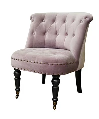 Низкое кресло Aviana Pink Velvet