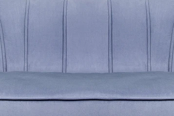 купить Диван ракушка для гостиниц Pearl Triple Blue на черных ножках