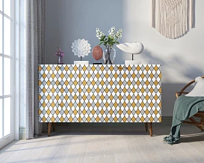 Комод "Berber" с двумя дверками и ящиками принт 22 арт BB17/Print_22 в интернет-магазине