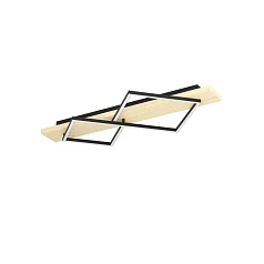 901929 Светодиодный настенно-потолочный светильник BOYAL, 1X13W 1X15W(LED LED), 3000K, 1750 2050lm, сталь, дерево, черный, коричневый, белый на заказ