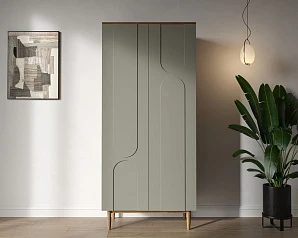 стильный Шкаф двухстворчатый высокий "Arka" AR13-F2