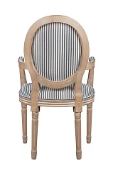 купить красивый Мягкий стул с подлокотниками Volker Arm Black Pinstripe