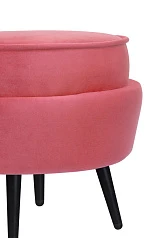 Пуф Pearl Adorn Karmin на черных ножках в интернет-магазине