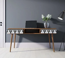 красивый Стол рабочий "Berber" принт 19 арт BB18/Print_19 на заказ