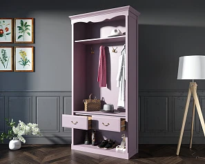 красивый Шкаф-прихожая Leontina Lavanda открытая арт ST9360L