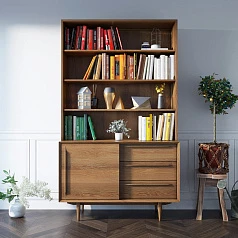 Стеллаж "Bruni" с дверками арт BR-01 на заказ в интернет-магазине