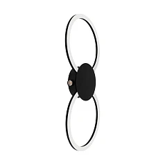 купить 902124 Светодиодный светильник настенно-потолочный VENTICELLO 1, 20W 0,91W(LED LED), 3000K, 2400 135lm, алюминий, черный, белый в интернет-магазине