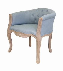 Низкое кресло ретро Kandy Light Blue на заказ