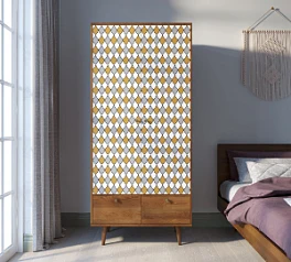 заказать Шкаф двухстворчатый "Berber" принт 22 арт BB16/Print_22 в интернет-магазине