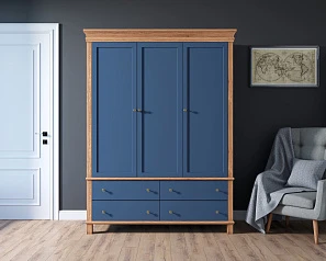 Шкаф трехстворчатый "Jules Verne" из березы и ясеня арт JV27/3ETGYB