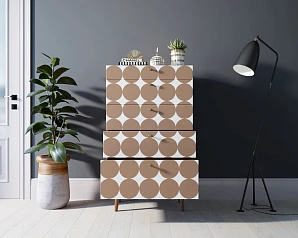 Комод высокий "Berber" принт 17 арт BB10/Print_17 на заказ в интернет-магазине