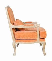 фото Мягкое полукресло с подлокотниками Nitro Orange в интерьере