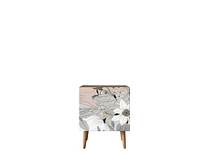 купить красивые Тумбочка "Berber" с двумя ящиками 50 принт арт BB03/Print_50, разноцветная