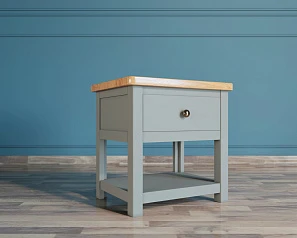 Тумба "Jules Verne" низкая серая арт JV10ETGG в интерьере