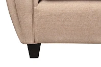 фото Кресло широкое Flog коричневое в интерьере