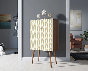 купить красивые Комод на высоких ножках "Berber" принт 23 арт BB09/Print_23 в интернет-магазине