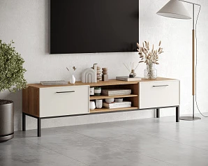 купить красивый Комод "Nicole" с нишей низкий под TV NR27 в интернет-магазине
