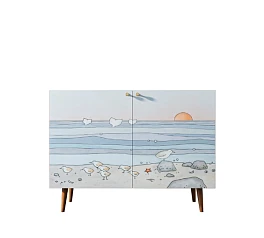 стильный Комод "Berber" две дверки 10 принт арт BB04/Print_10 на заказ