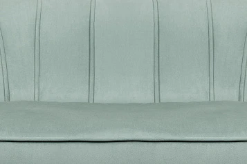 Диван ракушка Pearl Double Green на черных ножках