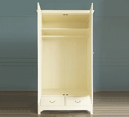 купить стильный Бежeвый двухстворчатый шкаф "Olivia"   арт GA2004C