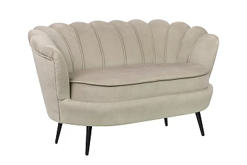 купить Дизайнерский диван Pearl Double Taupe на черных ножках