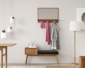 купить Лавка с зеркалом "Bruni" арт BR40