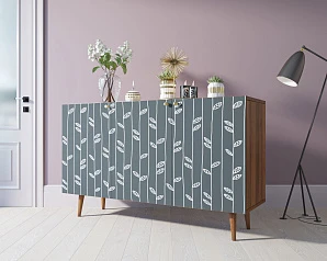 Комод "Berber" три дверки 18 принт арт BB01/Print_18 на заказ
