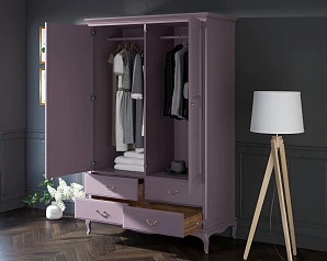 заказать Шкаф "Leontina Lavanda" двустворчатый с ящиками арт ST9327KR2L