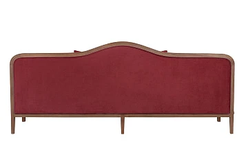 Диван с высокой спинкой для гостиниц Madesta Red в интерьере